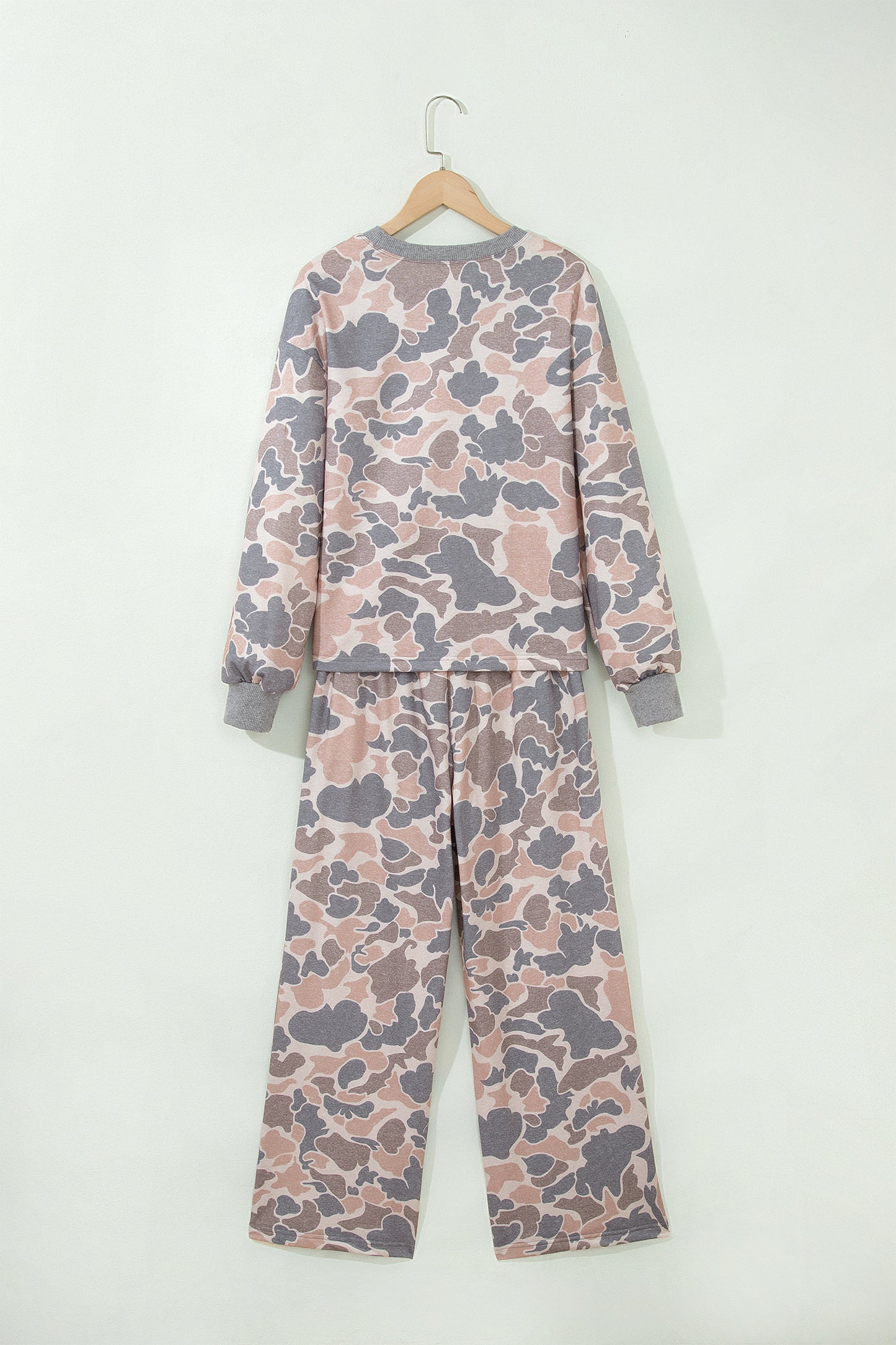 Camouflage Long Sleeve Pants Set