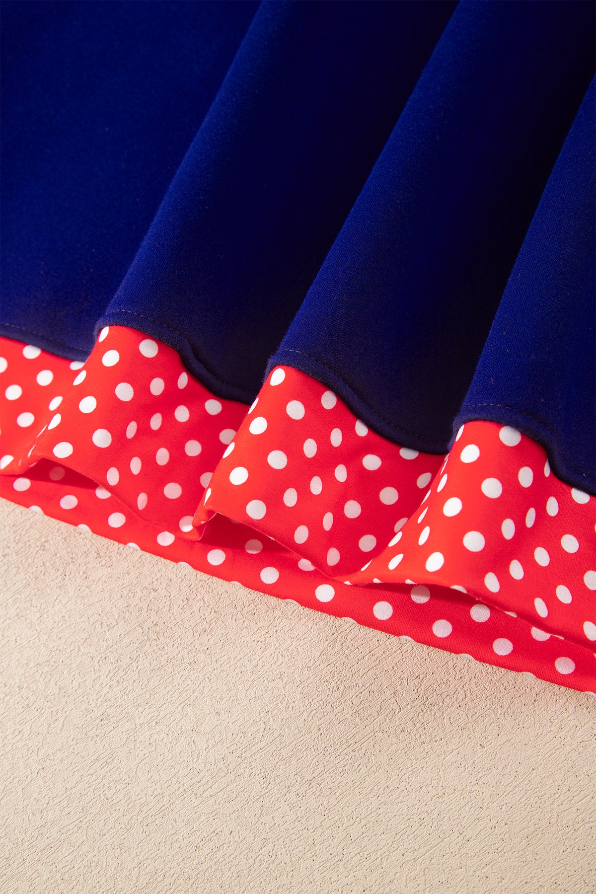 Mocha Polka Dot Oversized Sweatshirt