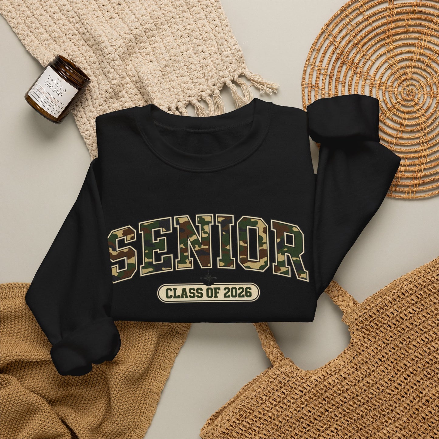 Camo Class of 2026 Sweatshirt