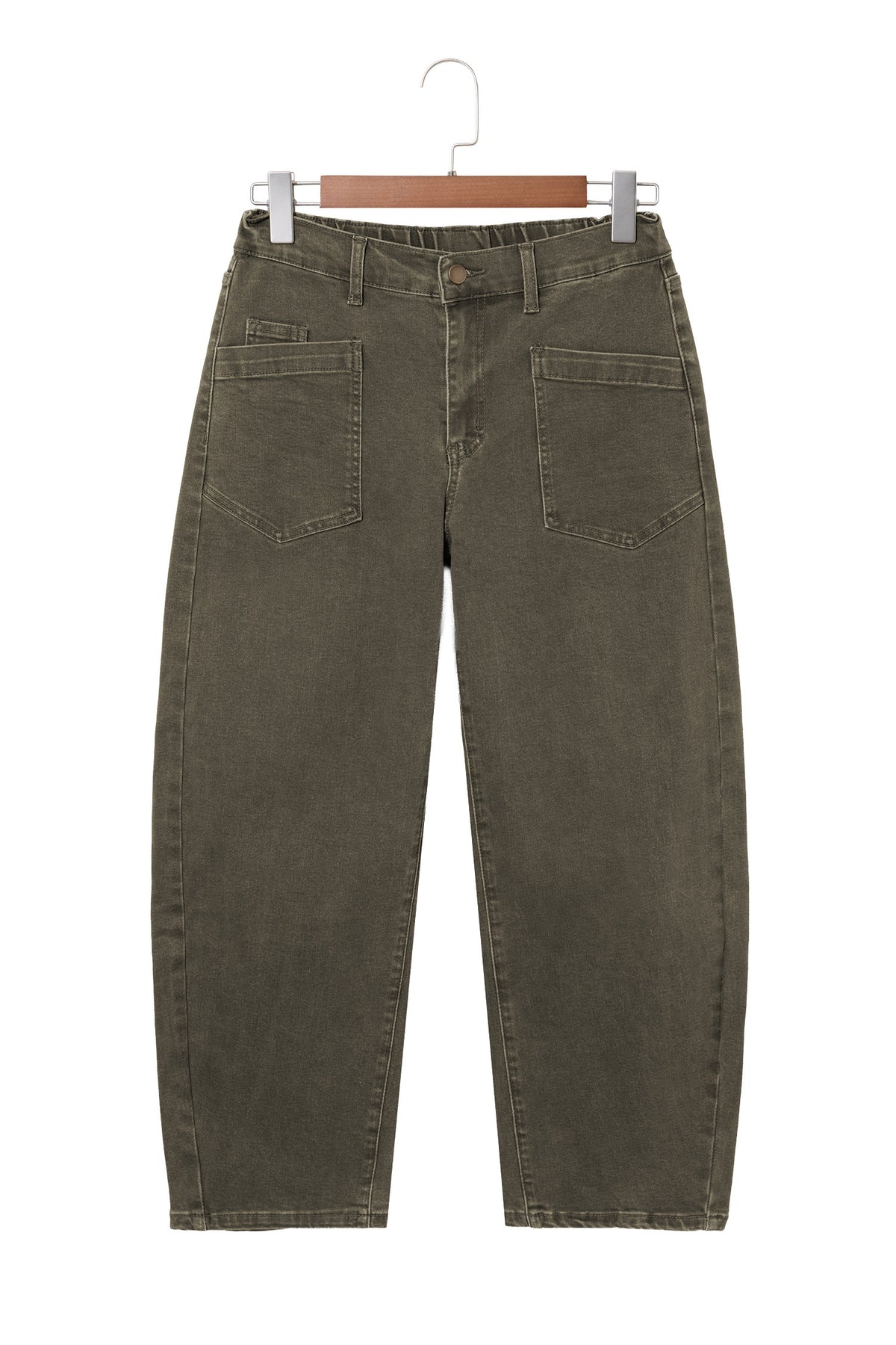 Four Leaf Clover Barrel Jeans