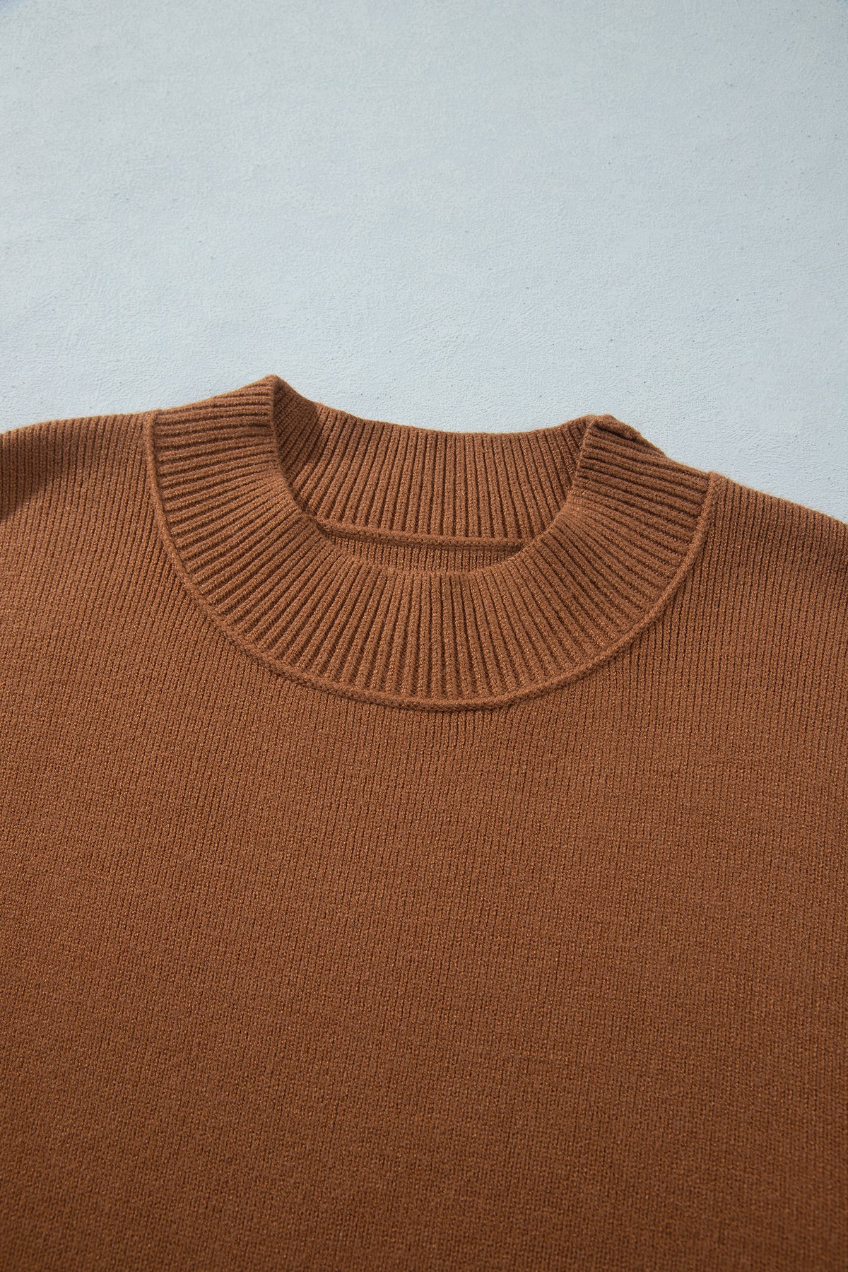 Chestnut Oversized Tunic Sweater