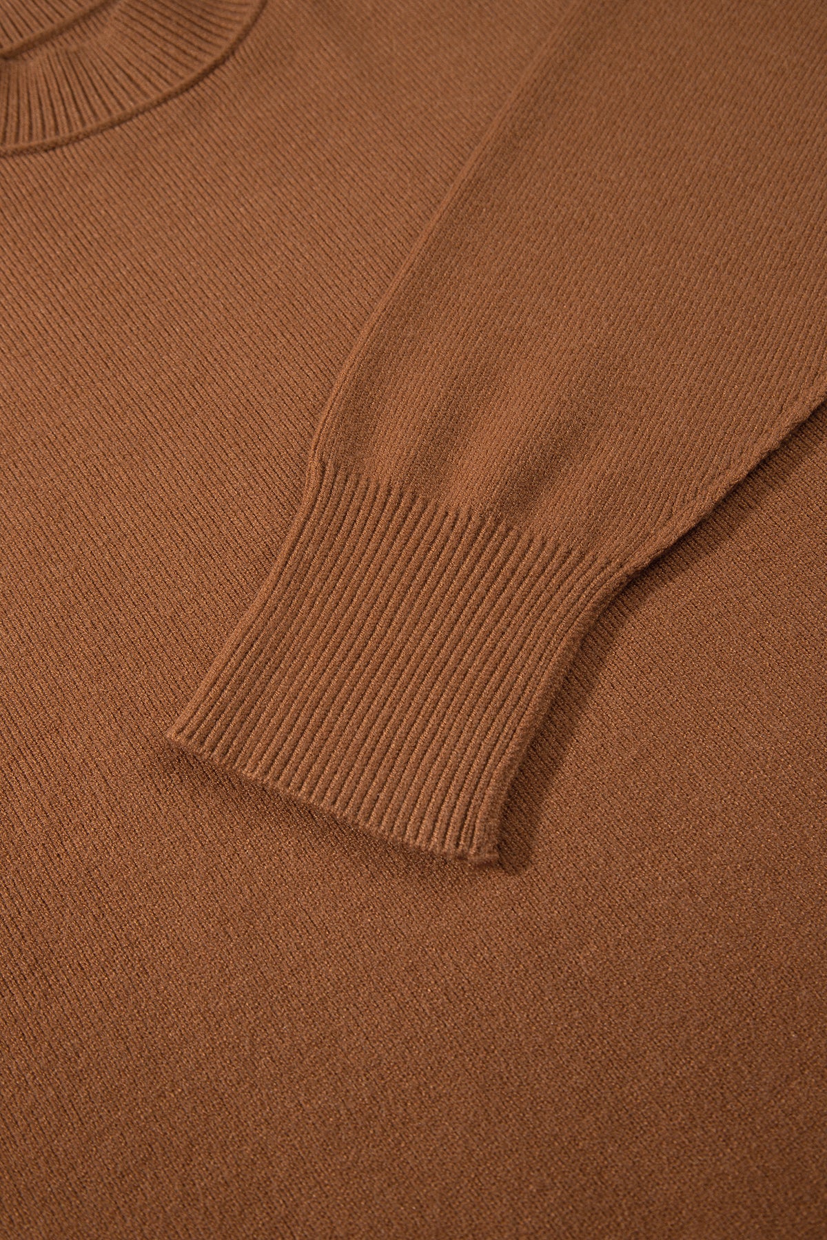 Chestnut Oversized Tunic Sweater