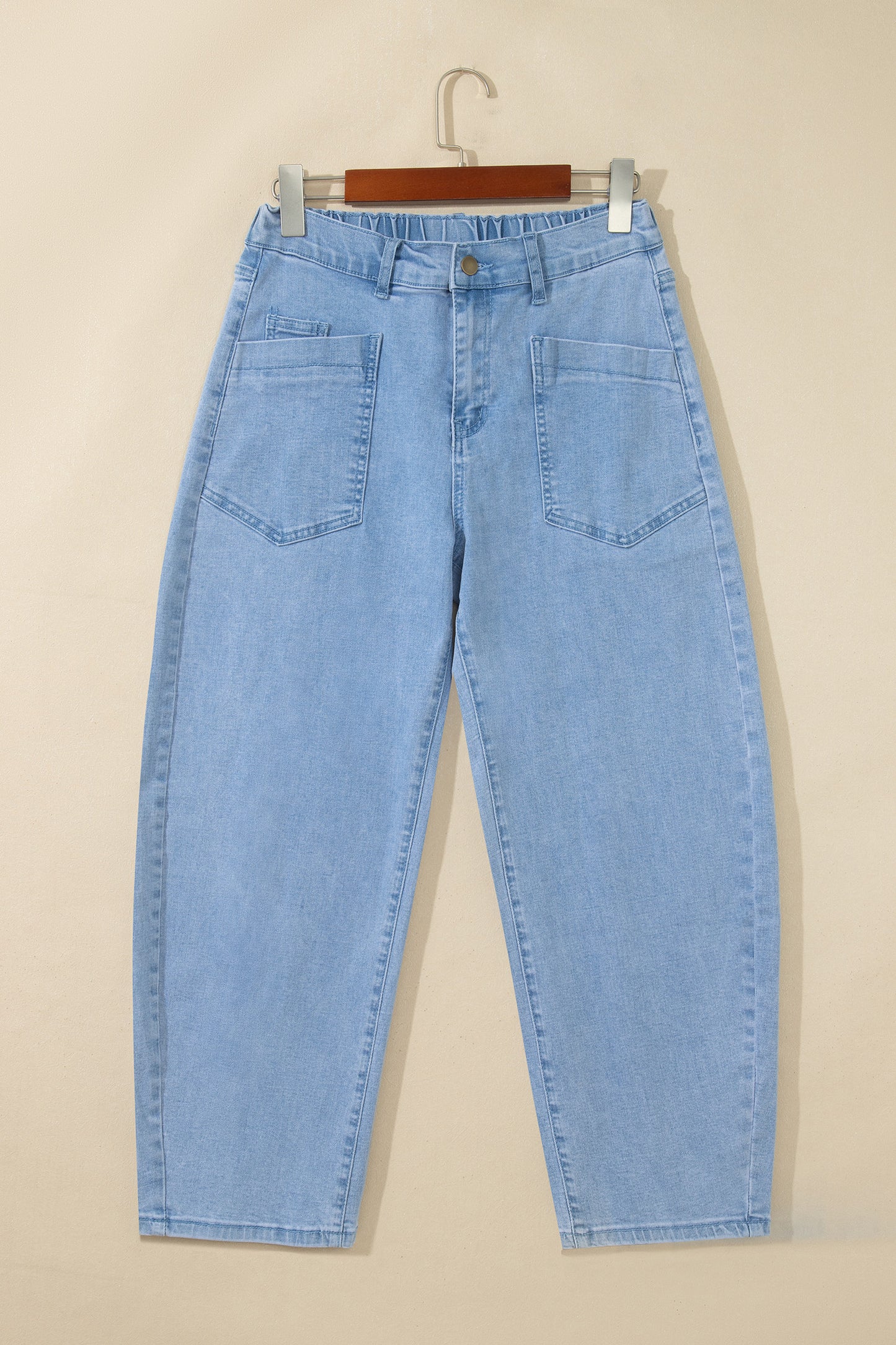 Four Leaf Clover Barrel Jeans