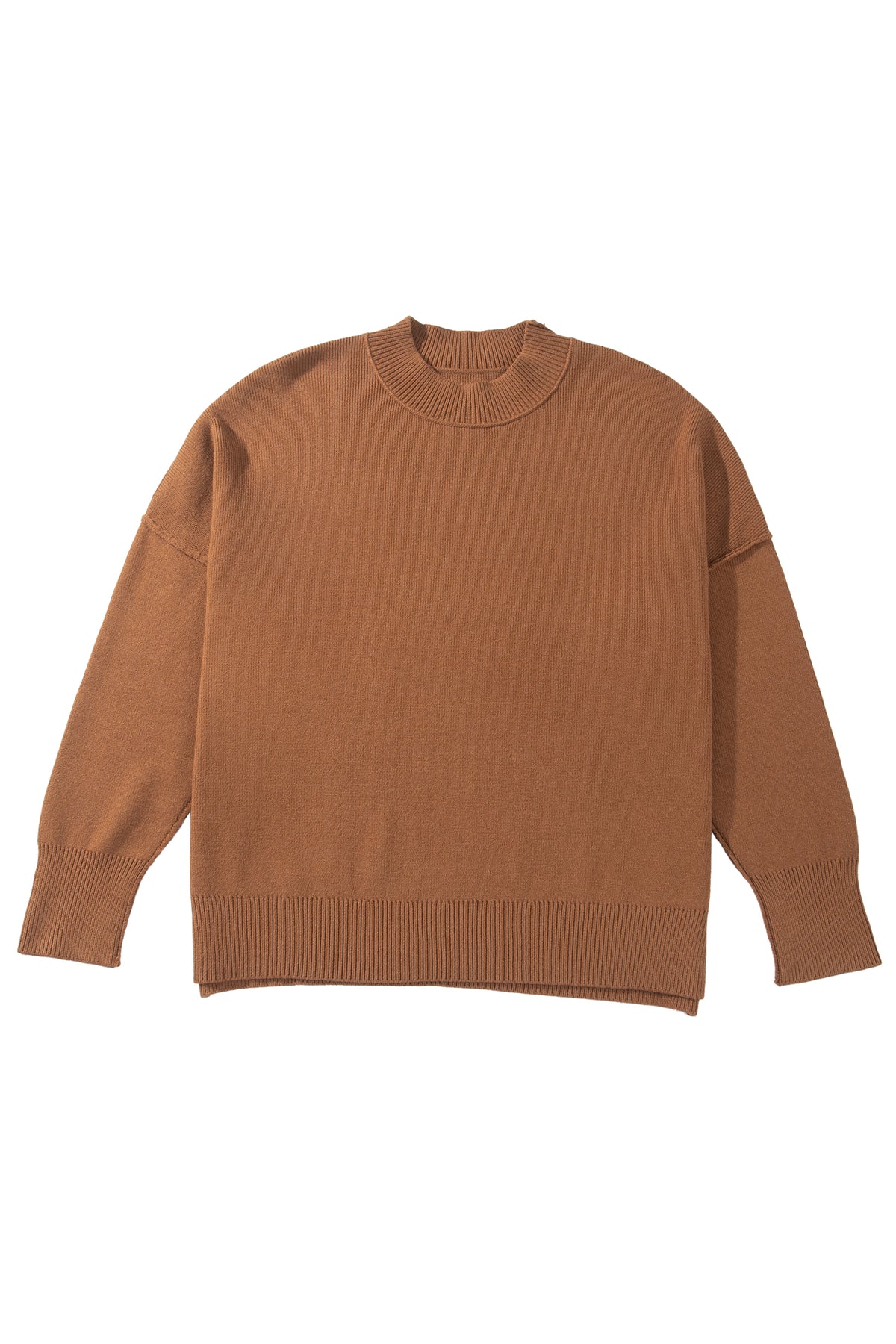 Chestnut Oversized Tunic Sweater