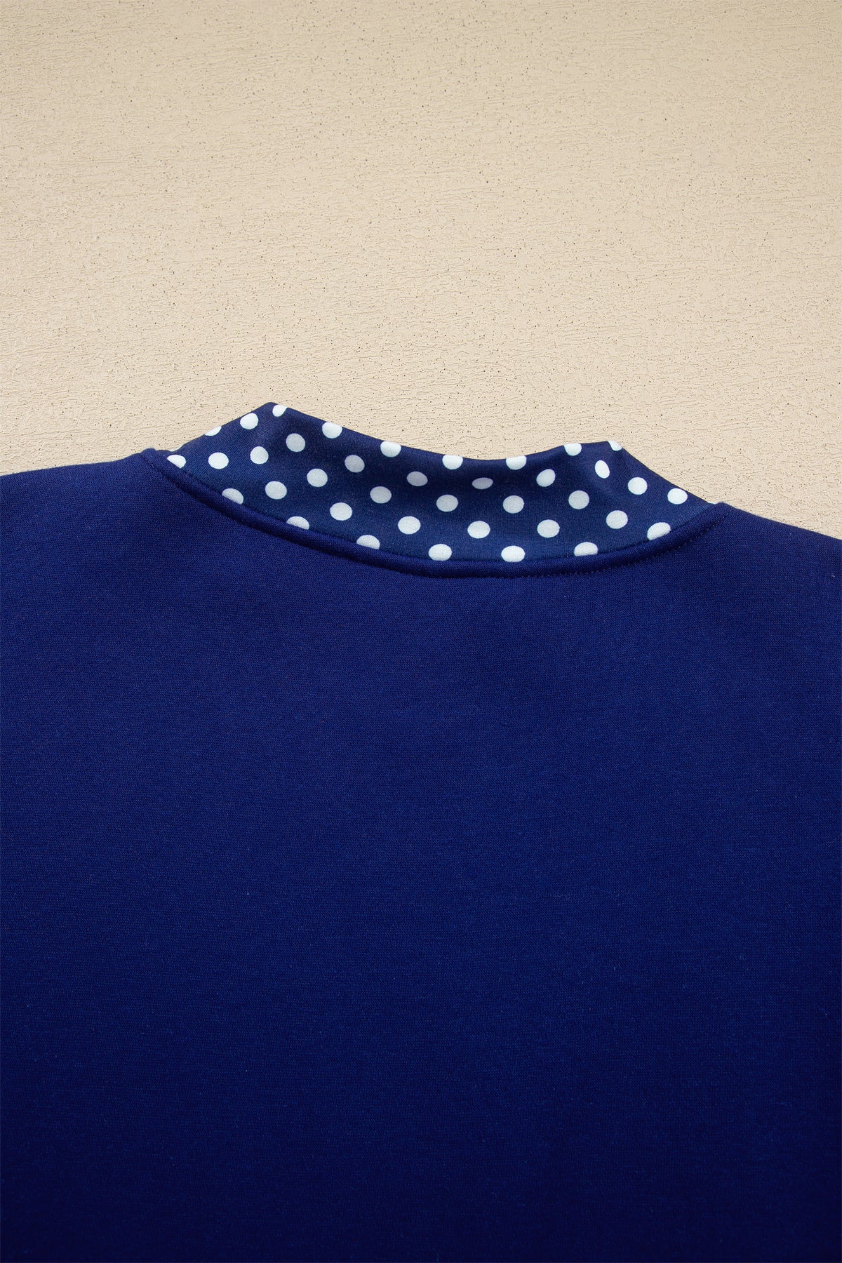 Mocha Polka Dot Oversized Sweatshirt
