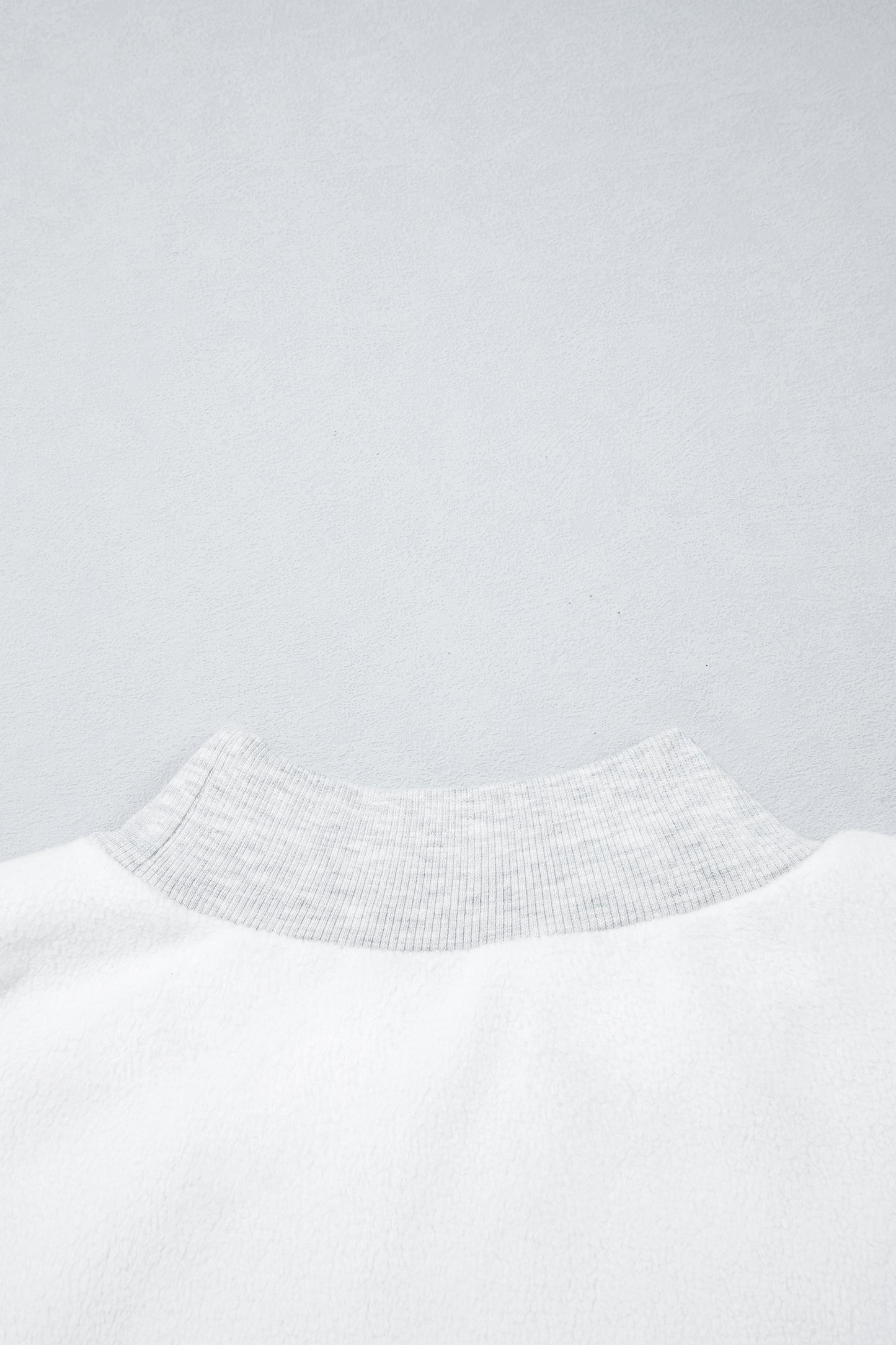 Light Grey Mock Neck GAMEDAY/ FOOTBALL Reversible Sweatshirt