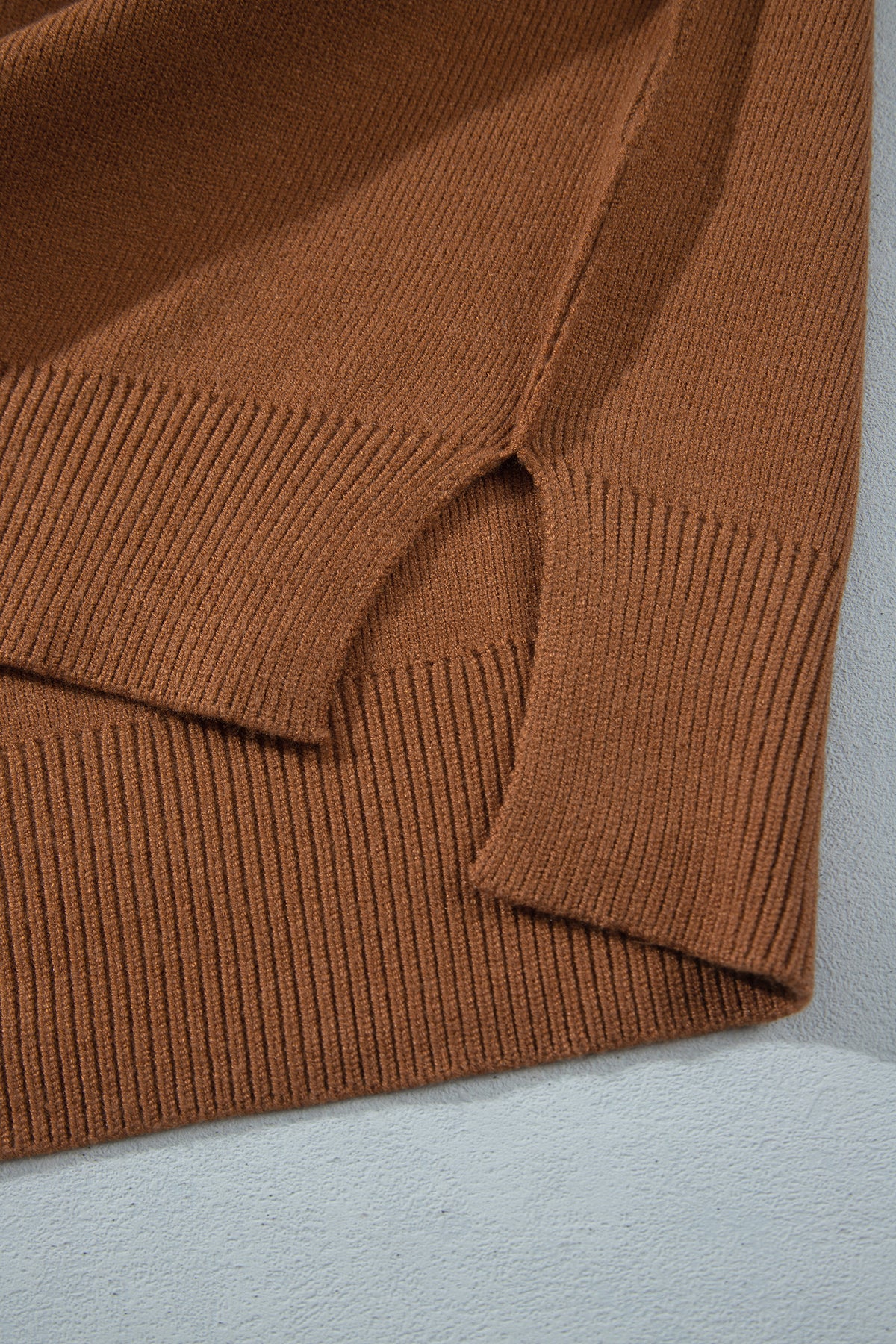 Chestnut Oversized Tunic Sweater