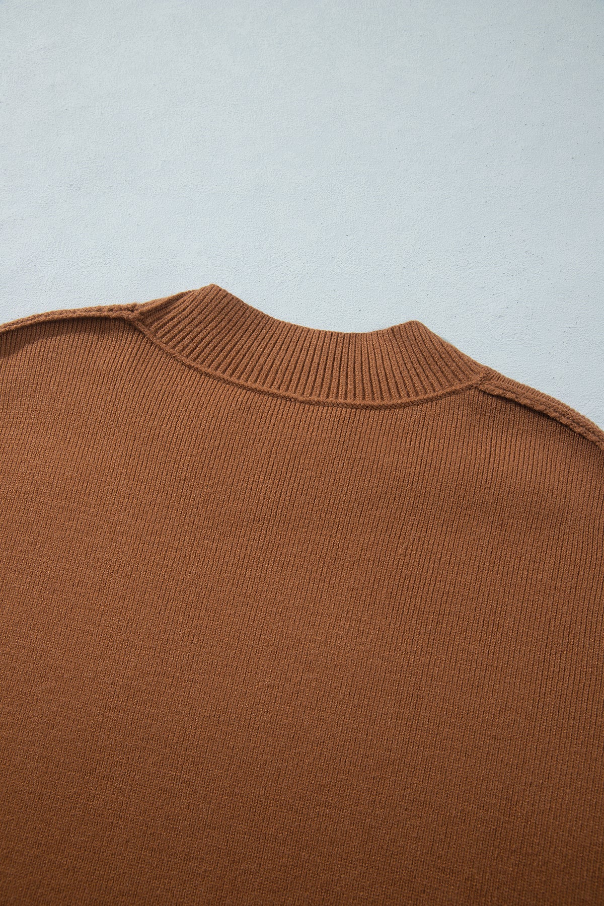 Chestnut Oversized Tunic Sweater